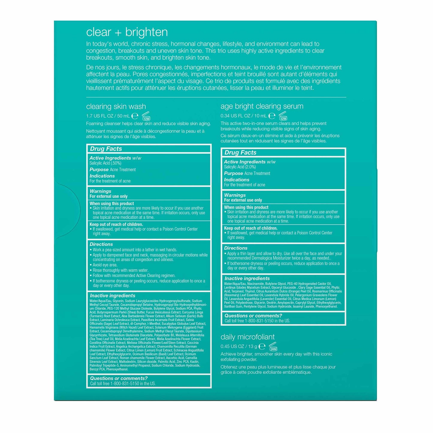 DERMALOGICA CLEAR + BRIGHTEN KIT